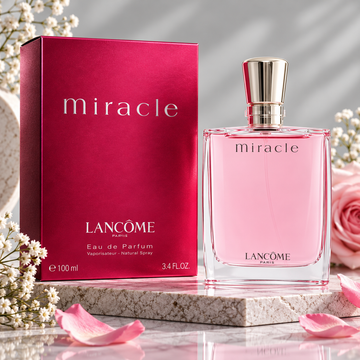 Lancôme Miracle Eau de Parfum for Women (100ml / 3.4 Fl. Oz.) – Long-Lasting Fresh Floral & Spicy Fragrance Spray