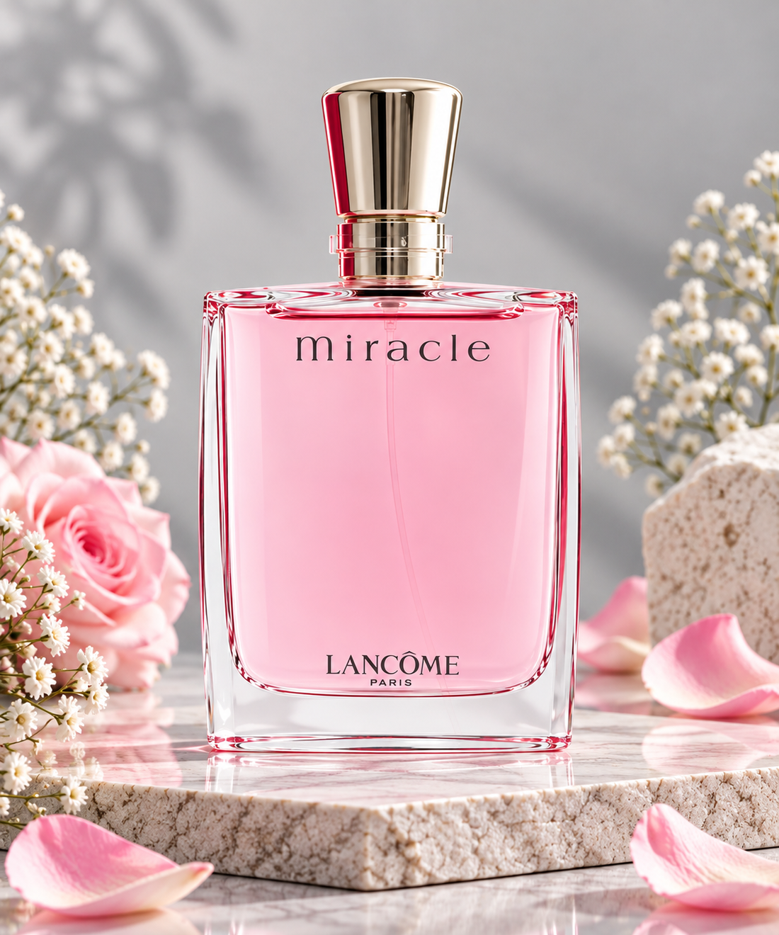 Lancôme Miracle Eau de Parfum for Women (100ml / 3.4 Fl. Oz.) – Long-Lasting Fresh Floral & Spicy Fragrance Spray