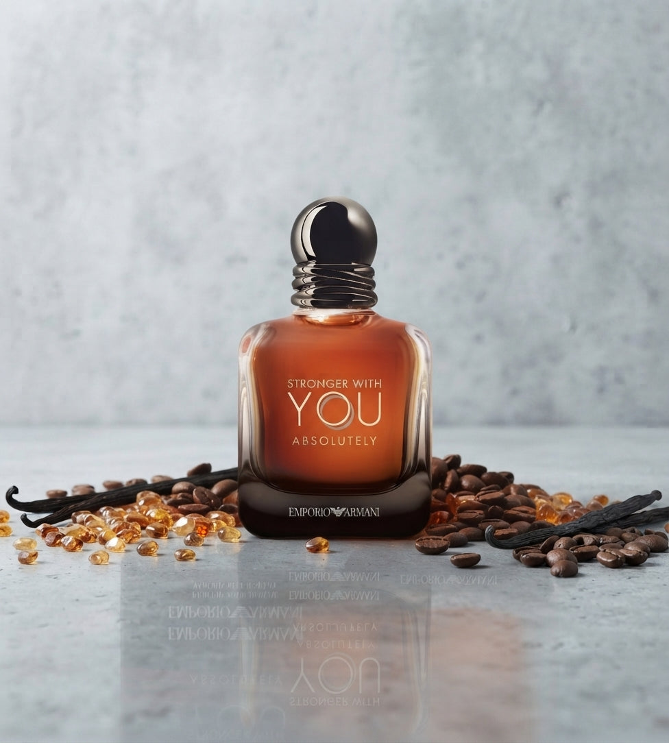 Emporio Armani Stronger With You Absolutely Parfum – Luxurious & Long-Lasting Men's Fragrance (100ml)