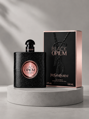 YSL Black Opium Eau De Parfum 100ml – Long-Lasting Warm Vanilla & Coffee Perfume for Women